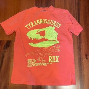 Boys Large Lands End TyrannosaurusRex Pajama Shirt